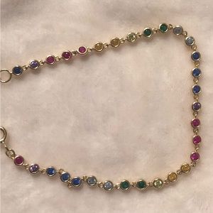 Cupcakes and cashmere tennis bracelet